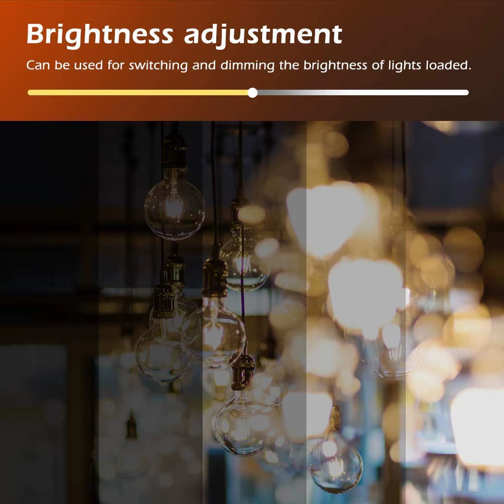 AC Triac Dimmer Ultra Sensitive High Strength Glass Touch 86 Panel Fade Mode for AC 110V 220V 230V Dimmable LED Lamps Dimming