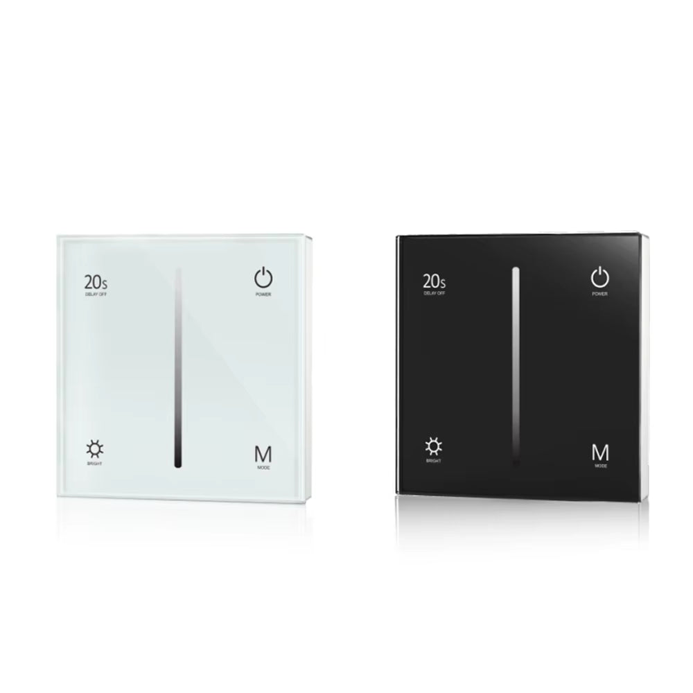 AC Triac Dimmer Ultra Sensitive High Strength Glass Touch 86 Panel Fade Mode for AC 110V 220V 230V Dimmable LED Lamps Dimming